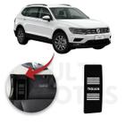 Descanso De Pé Volkswagen Tiguan 18 A 21 Aço Escovado Preto