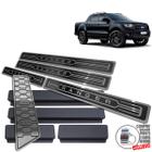 Descanso + Soleira Alto Relevo Ford Ranger Black 2021 2022/ - JR PARTS