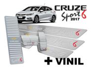 Descanso Soleira Pedaleira Prata Cruze Sport6 2017 A 2020