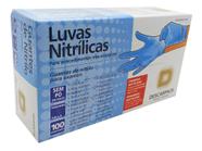 Descarpack luva nitrilica azul proced tam p