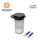 Descarpack Plus - Tiras Reagentes De Glicemia - 50 Unidades Cor Branco