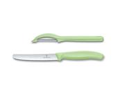 Descascador de frutas e legumes + Faca descascar 22cm Swiss classic Victorinox