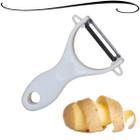 Descascador Manual De Legumes Branco Batatas Pepino Frutas De Metal Laranja Limão Verduras Profissional Auxilio