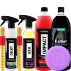 Descontaminante Ferroso Izer 500ml Limpeza Pesada Impact 1,5l Pneu Pretinho Darker Limpador de Pneu Delet 500ml Vonixx