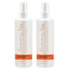 Desembaraçador e condicionador Leave-In Sunny Isle 240 ml x 2