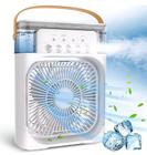 Desfrute de um ambiente confortável e produtivo com o Ventilador portátil do humidificador do ar para escritório. - JP