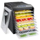 Desidratador de alimentos Ivation 9 Tray 600W com temporizador e termostato