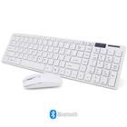 Design Elegante: Combo Teclado e Mouse Wireless Branco