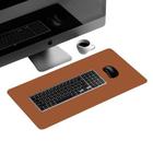 Desk Pad 120X30 Computador Notebook Em Couro + Porta Copo - Genertoy