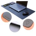 Desk Pad Mouse Pad Grande Tapete Mesa Gamer Desk Mat Couro Legítimo - BRASILE