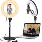 Desk Ring Light Yarrashop 10,5 polegadas com suporte e suporte para telefone