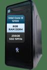 Desktop Knaytec Intel Core i3 12100 12 ger. 8GB RAM 256GB SSD - KNAY12100