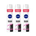 Desod aero Nivea 200ml Fem Black Whit Invisible Clear- 3un