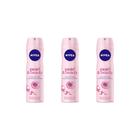 Desodorante Aero Nivea 150ml Fem Pearl Beauty-Kit C/3un