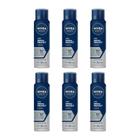 Desodorante Aero Nivea 150ml Masc Clin Derma Prot-Kit C/6un