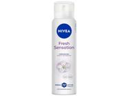 Desodorante Aerosol Antitranspirante Nivea Fresh Sensation Feminino 72 horas Flores e Frutas Silvestres 150ml