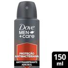 Desodorante Aerossol Dove Men Care Antibacteriana 150ml