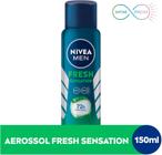 Desodorante Antitranspirante Aerosol Nivea Men Fresh Sensation Masculino 72h 150ml