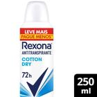 Desodorante Antitranspirante Aerosol Rexona Cotton Dry 250ml