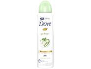 Desodorante Antitranspirante Aerossol Dove Go Fresh Pepino e Chá Verde 150ml