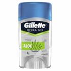 Desodorante antitranspirante hidra gel gillette aloe aplicação transparente masculino 45g - P&G