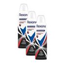 Desodorante Antitranspirante Rexona Antibacterial + Invisible Aerosol 150ml Kit com três unidades