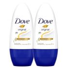 Desodorante Antitranspirante Roll-on Dove Original 50ml Kit com duas unidades