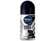 Desodorante Antitranspirante Roll On Nivea - Invisible for Black & White Men Masculino 50ml