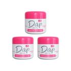 Desodorante Dap Creme Pote Perfume Feminino 55G - Kit 3Un