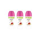 Desodorante Dove 50Ml Feminino Go Fresh Roma - Kit C/3Un