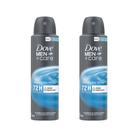 Desodorante Dove Men +Care Cuidado Total Hidratante Não Irrita a Pele Proteção 48H 89g (Kit com 2)
