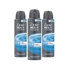 Desodorante Dove Men +Care Cuidado Total Hidratante Não Irrita a Pele Proteção 48H 89g (Kit com 3)