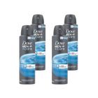 Desodorante Dove Men +Care Cuidado Total Hidratante Não Irrita a Pele Proteção 48H 89g (Kit com 4)