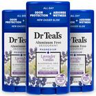 Desodorante Dr. Teal's Lavender Vanilla com óleos essenciais 80mL x3 - Dr Teal's