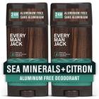 Desodorante Every Man Jack Sea Minerals + Citron 90 ml (pacote com 2)