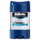 Desodorante Gillette Antitranspirante Clear Gel Cool Wave 82g