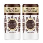 Desodorante Lavanila Natural Sem Alumínio, 60 ml, 2 pacotes de baunilha pura