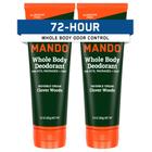 Desodorante Mando Whole Body para homens 72h Odor Control 90mL x2