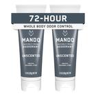 Desodorante Mando Whole Body para Homens Creme Invisível 90mL x2