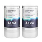 Desodorante Natural Pedra Cristal Alva Alemanha Kit (2 unid) Desodorante Natural Pedra Cristal Alva Alemanha Kit (2 unid)