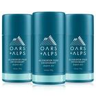 Desodorante Oars + Alps, sem alumínio, 75 ml, pacote Aspen Air, 3