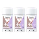 Desodorante Rexona Clinical Extra Dry Feminino 58g - Kit C/3 Unidades