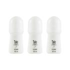 Desodorante Roll-On Crysal 70Ml Talc - Kit Com 3Un