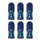 Desodorante Roll-On Nivea 50Ml Masc Dry Fresh - Kit Com 6Un