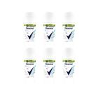 Desodorante Roll-on Rexona 50ml Feminino Sem Perfume-Kit 6un