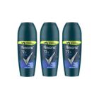 Desodorante Roll-On Rexona 50Ml Masculino Active - Kit C/3Un