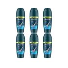 Desodorante Roll-on Rexona 50ml Masculino Extra Cool -Kit 6un