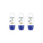 Desodorante Rollon Dove 50Ml Feminino - Kit C/3Un