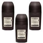 Desodorante Rollon Natura Homem Antitranspirante 48h Invisível 75ml Anti Manchas