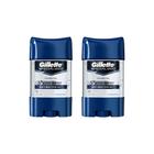 Desodorante Stick Gillette Clear Gel Antibac 82G-Kit C/2Un